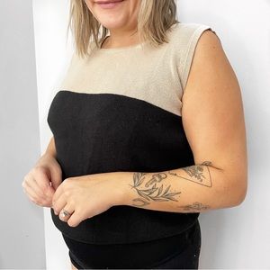 Square Neck Sweater Vest